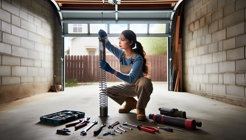 Garage Door Spring Repair in Irvine