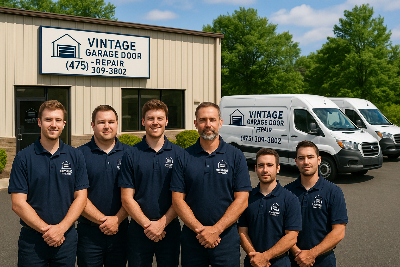 Professional garage door team in Irvine